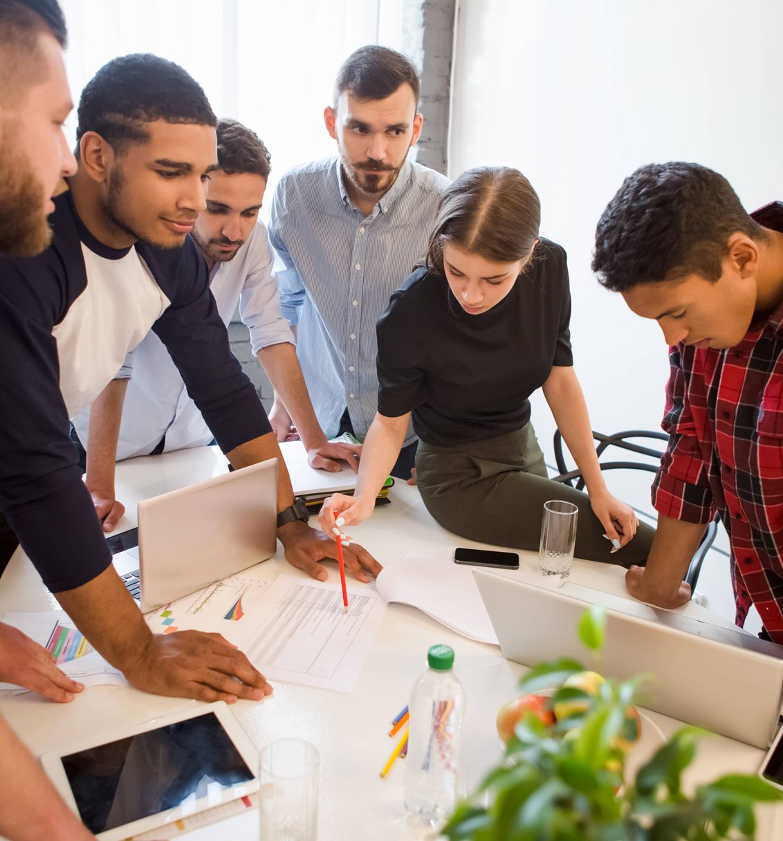 Team strategy workshop and collaboration